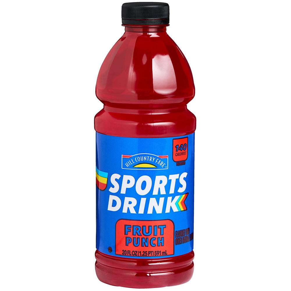 Hill Country Fare Fruit Punch Sports Drink, 20 oz