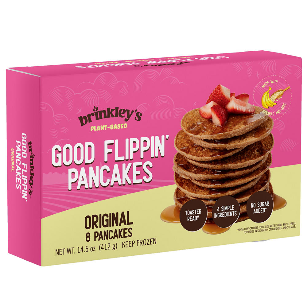 Brinkley's Plant Based Good Flippin' Pancakes - Original, 8 ct