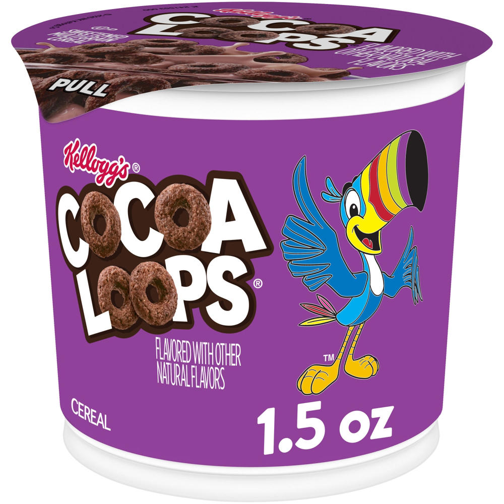 Kellogg's Cocoa Loops Cereal Cup, 1.5 oz