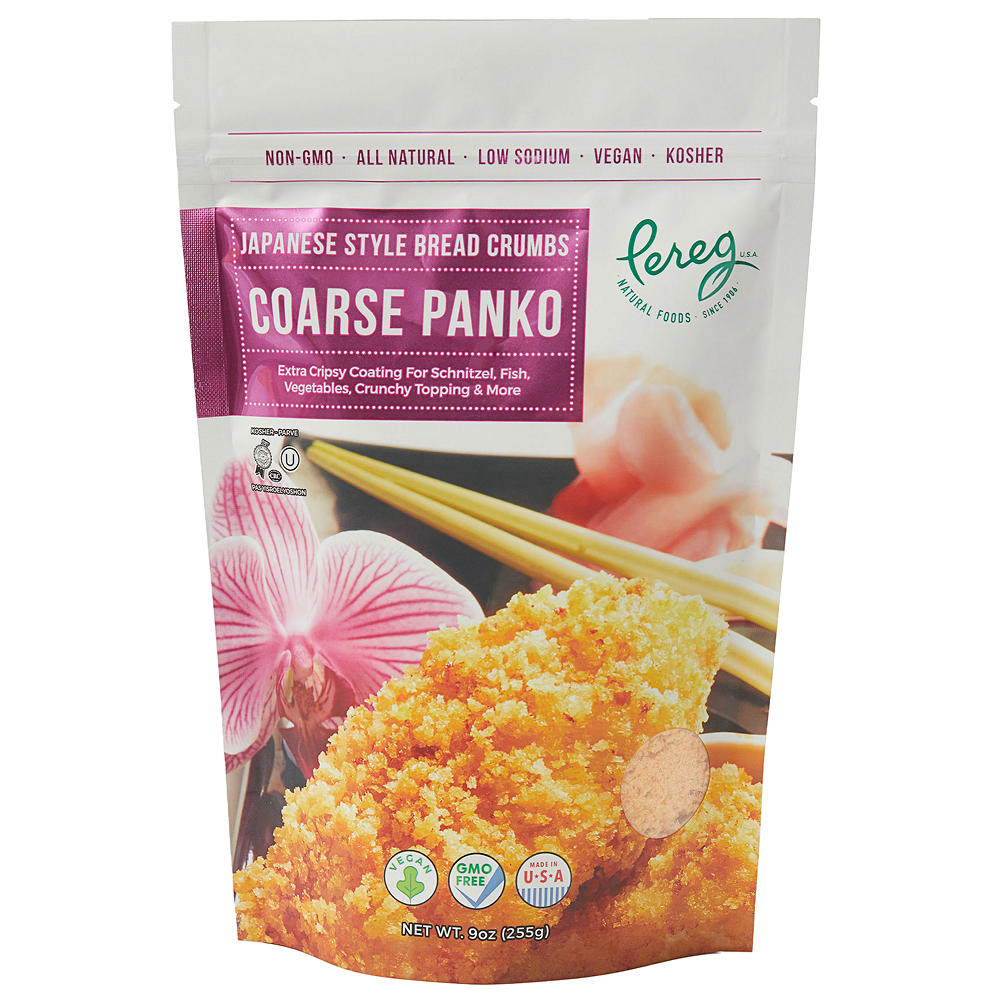 Pereg Kosher Japanese Style Coarse Panko Bread Crumbs, 9 oz