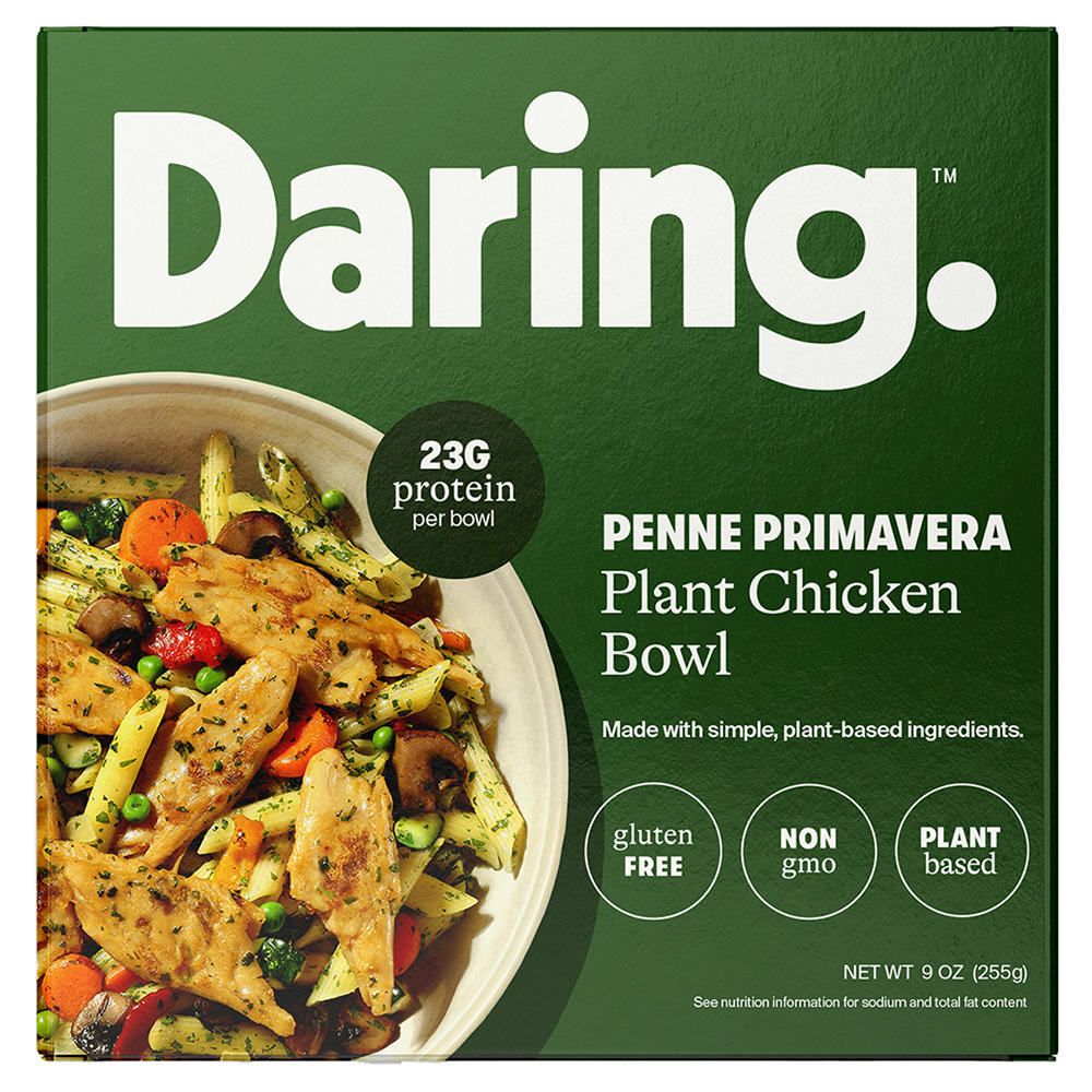 Daring 23g Protein Penne Primavera Plant Chicken Bowl, 9 oz