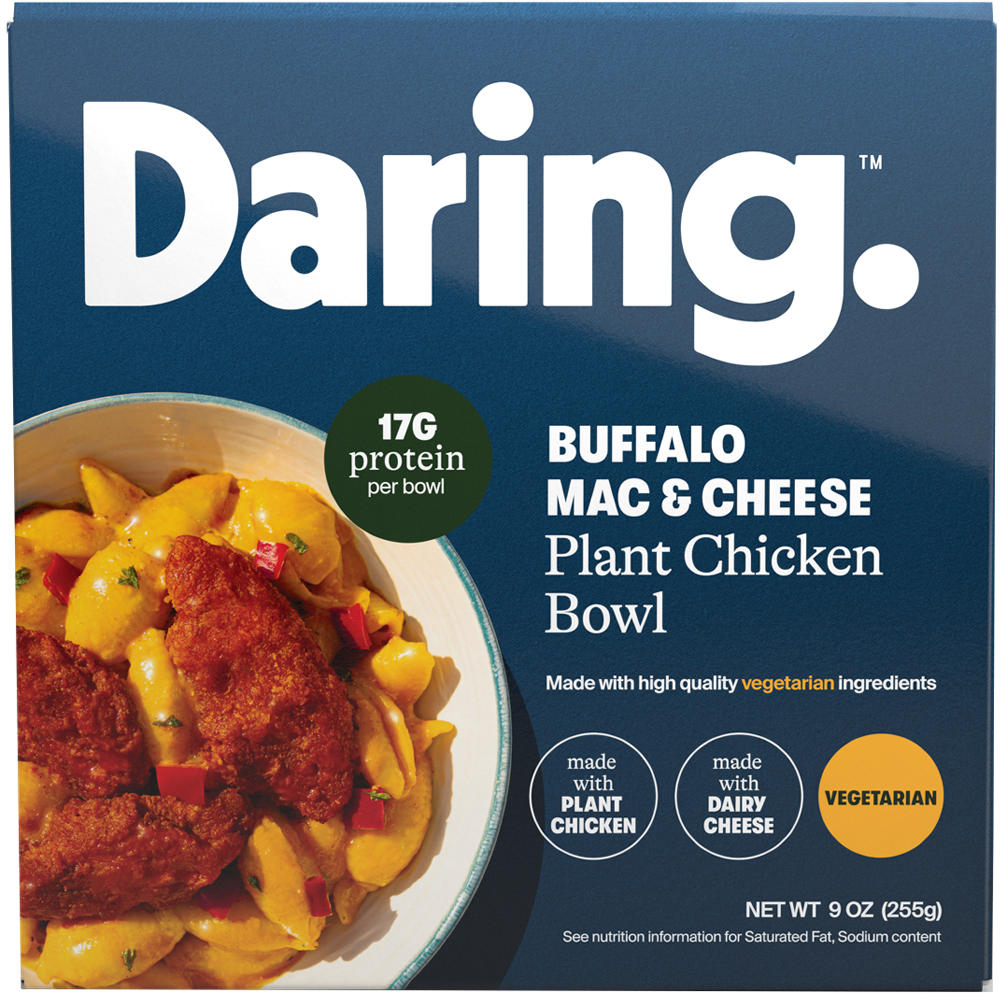 Daring Buffalo Mac & Cheese Plant Chicken Bowl, 9 oz