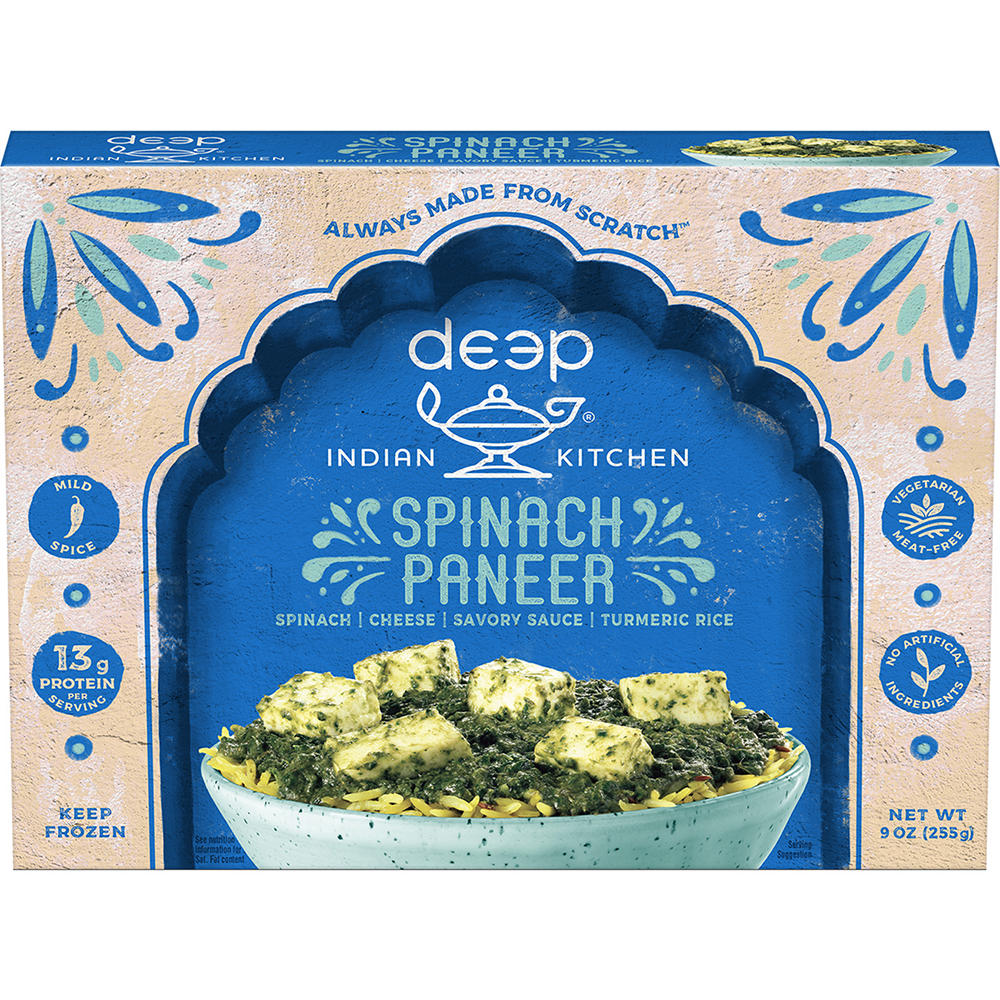 Deep Indian Kitchen Spinach Paneer, 9 oz