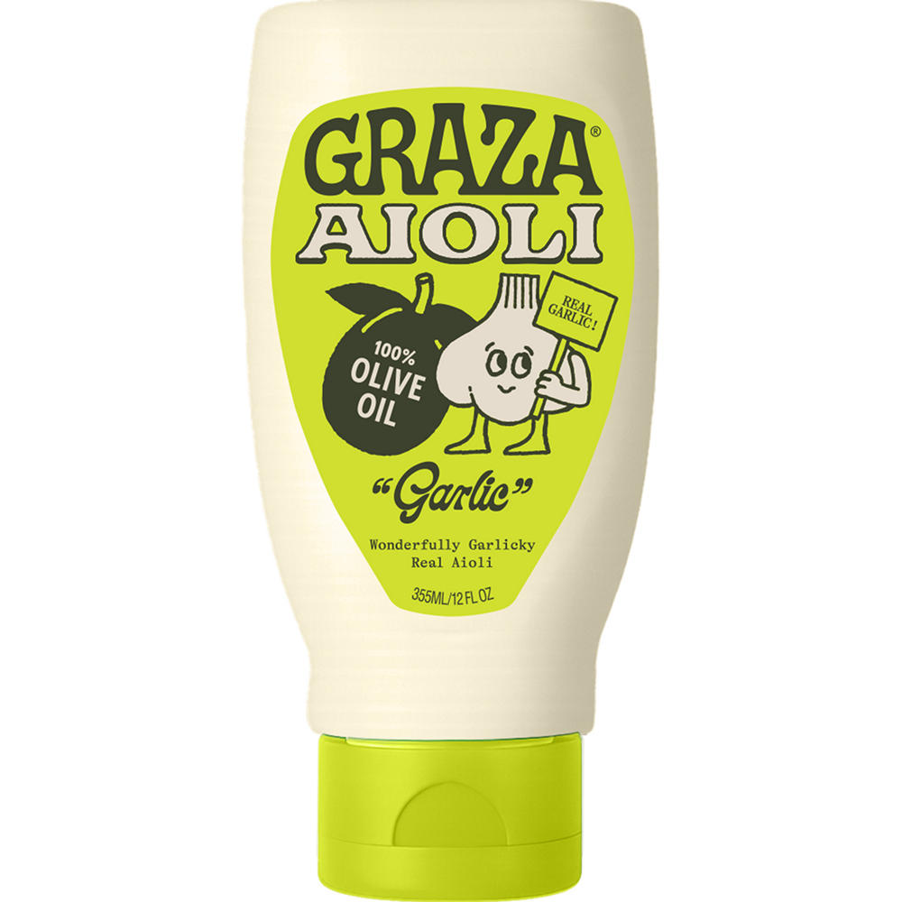 Graza Garlic Aioli Squeeze, 12 oz