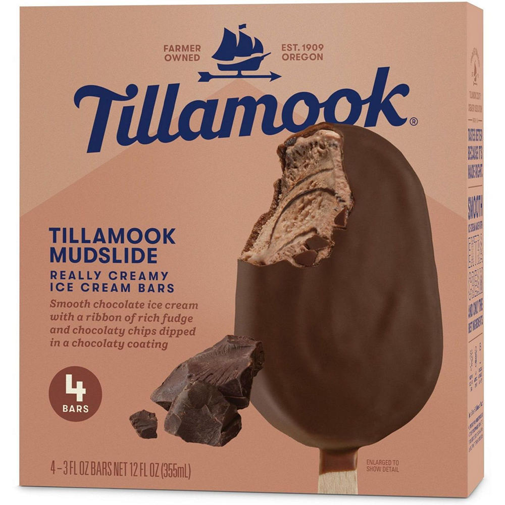 Tillamook Mudslide Ice Cream Bars, 4 ct