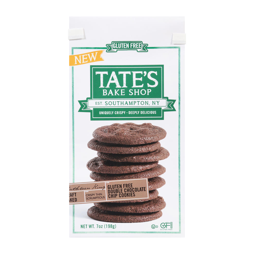 Tate's Bake Shop Gluten Free Double Chocolate Chip Cookies, 7 oz