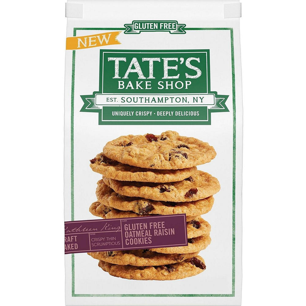 Tate's Bake Shop Gluten Free Oatmeal Raisin Cookies, 7 oz