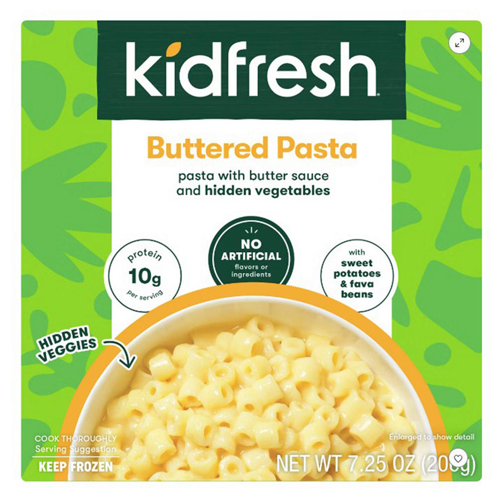 Kidfresh Buttered Pasta Frozen Meal, 7.25 oz