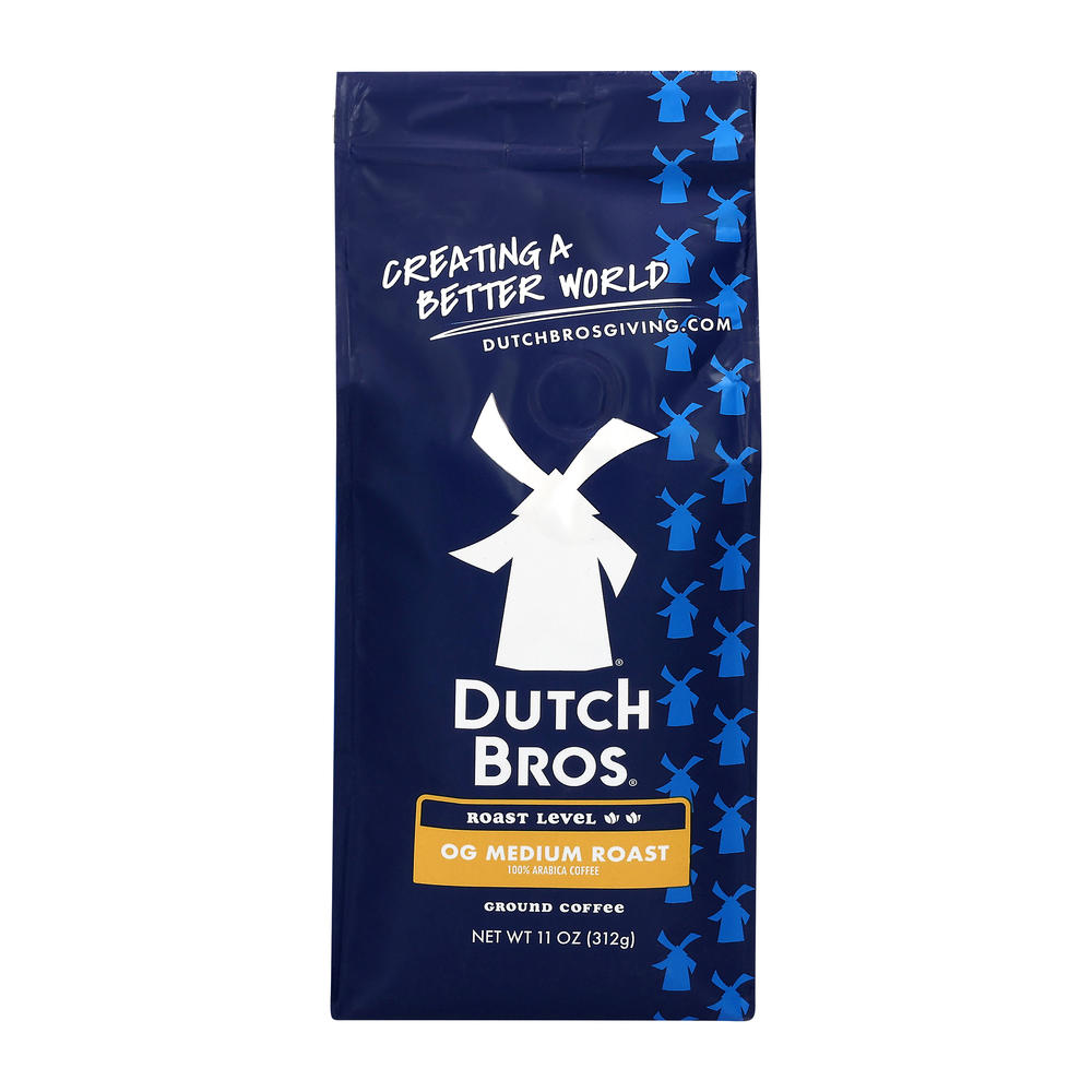 Dutch Bros OG Medium Roast Ground Coffee, 11 oz
