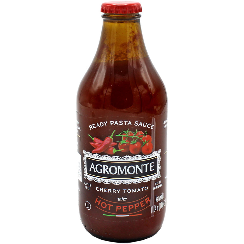 Agromonte Cherry Tomato With Hot Pepper Pasta Sauce, 11.64 oz