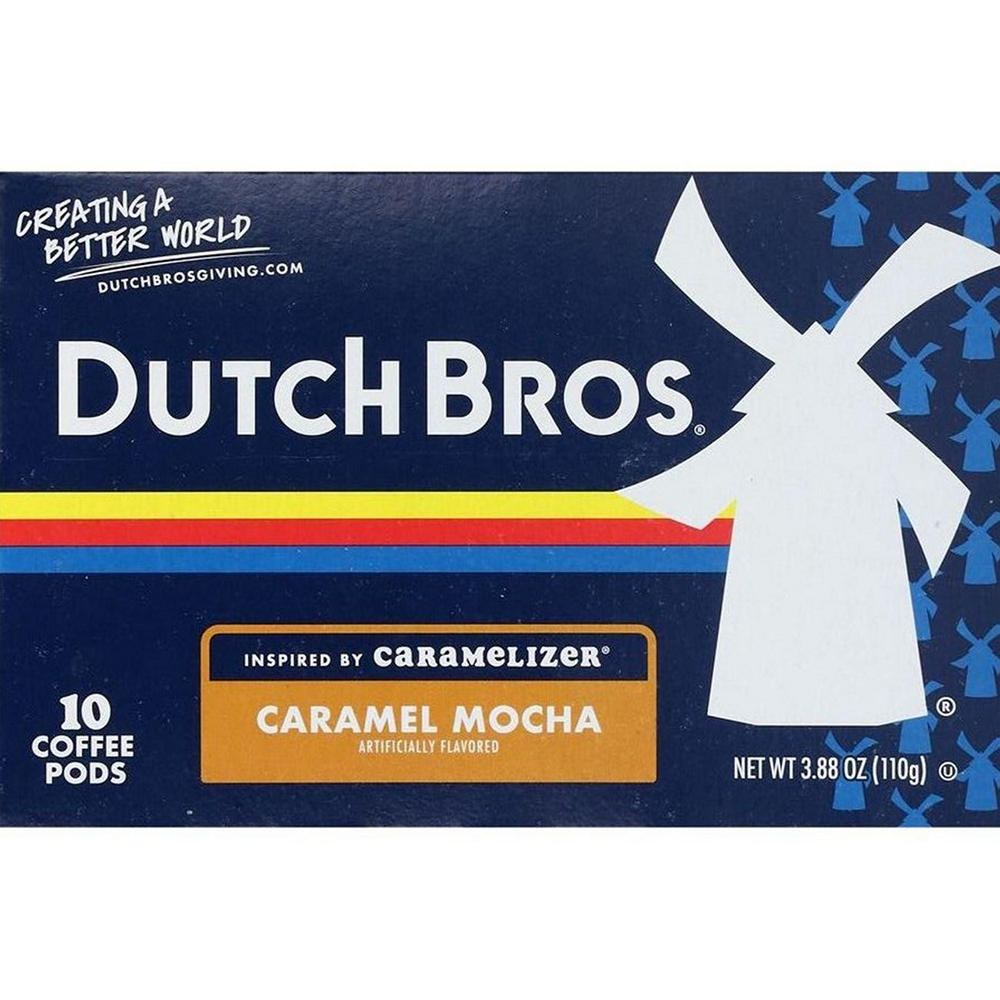 Dutch Bros Inspired by Caramelizer Caramel Mocha Single Serve Coffee Pods, 10 ct