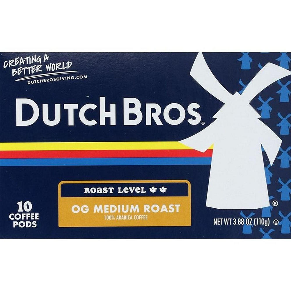 Dutch Bros OG Medium Roast Single Serve Coffee Pods, 10 ct
