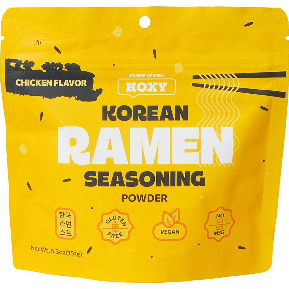 HOXY Korean Ramen Seasoning Powder - Chicken Flavor, 5.3 oz