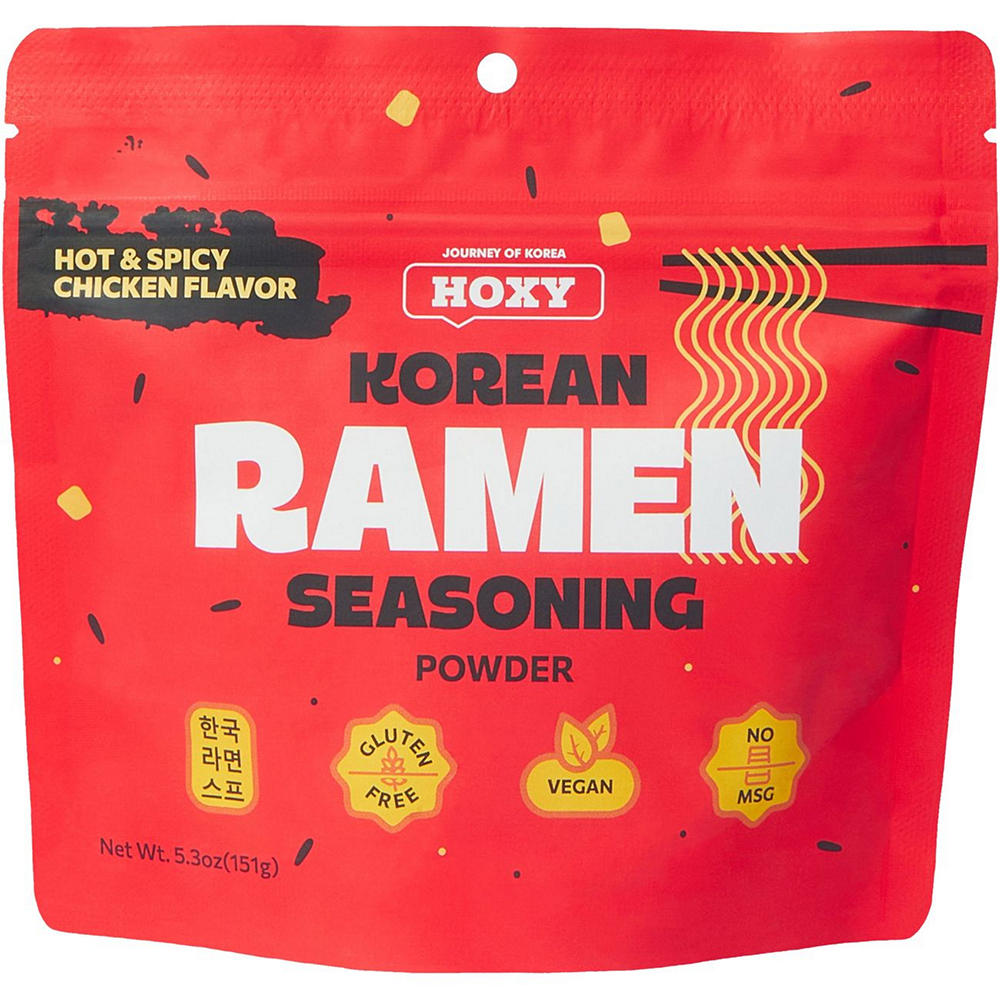 HOXY Korean Ramen Seasoning Powder - Hot & Spicy Chicken Flavor, 5.3 oz