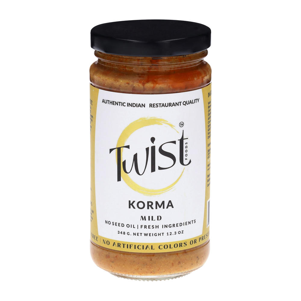 Twist Foods Korma Mild Curry Simmer Sauce, 12.3 oz