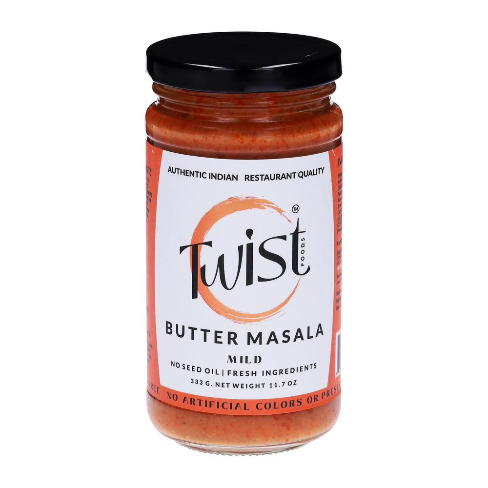 Twist Foods Butter Masala Mild Curry Simmer Sauce, 11.70oz