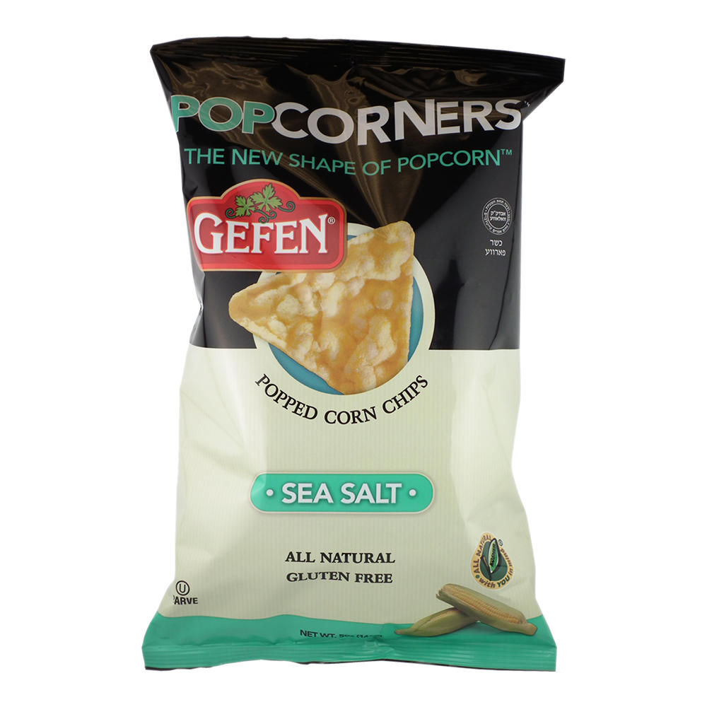 Gefen PopCorners Kosher Popped Corn Chips - Sea Salt, 5 oz