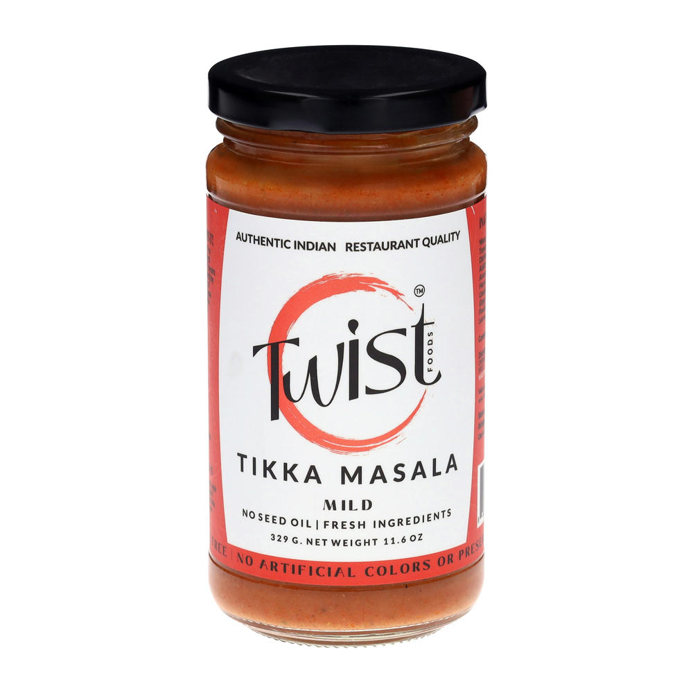 Twist Foods Tikka Masala Mild Curry Simmer Sauce, 11.6 oz