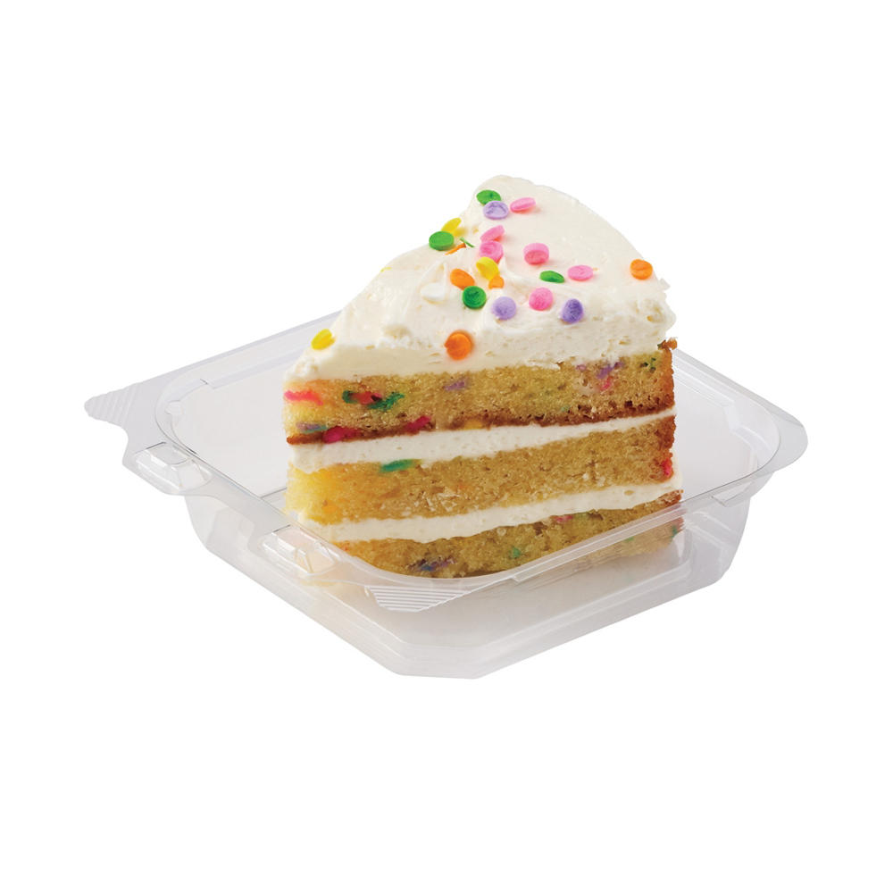 La Rocca Birthday Confetti Cake Slice
