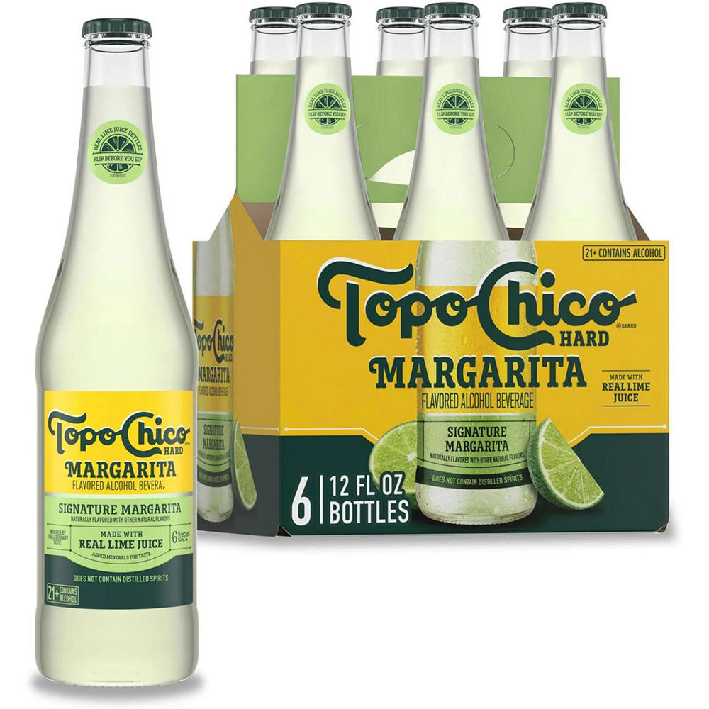 Topo Chico Hard Margarita 6 pk Bottles - Signature Margarita, 12 oz