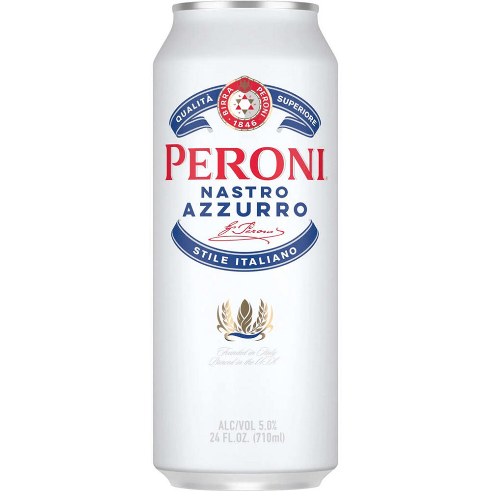 Peroni Nastro Azzurro Can, 24 oz
