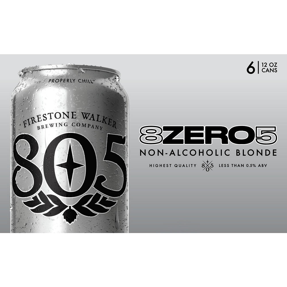 Firestone Walker 805 Non-Alcoholic Blonde 6 pk Cans, 12 oz