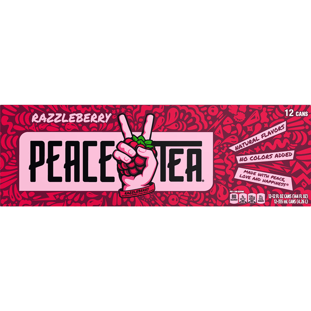 Peace Tea Peace Tea Razzleberry 12 pk Cans, 12 oz
