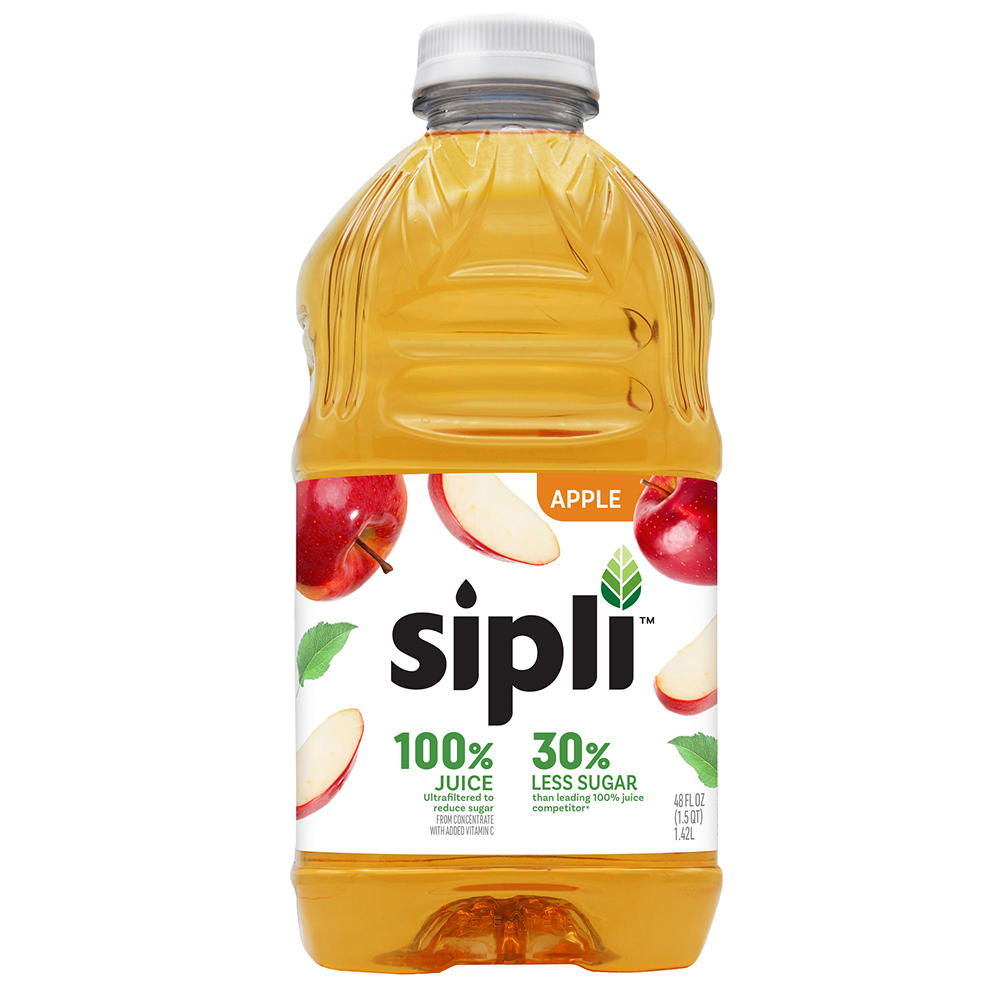 Sipli 100% Apple Juice, 48 oz