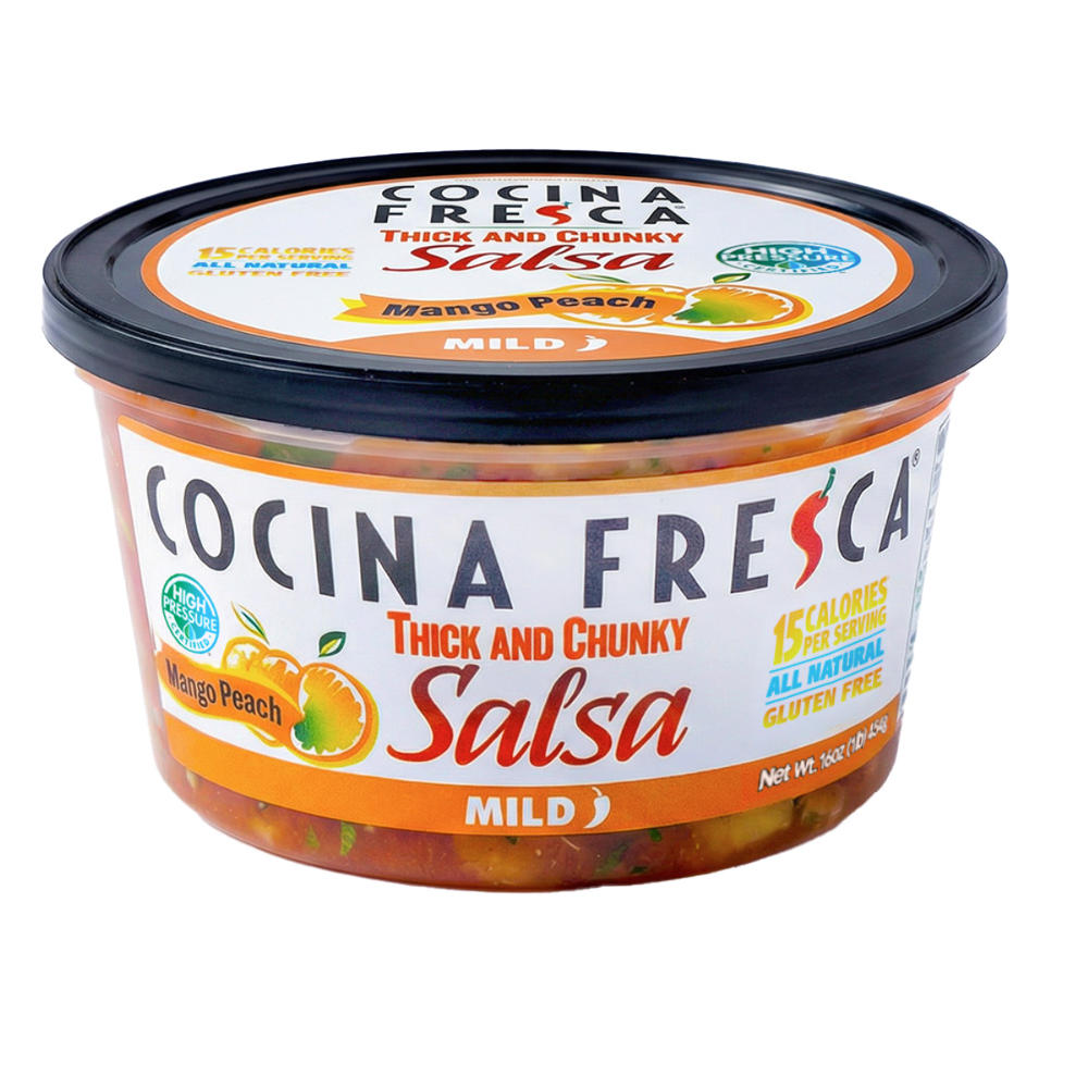Cocina Fresca Thick & Chunky Mild Mango Peach Salsa, 16 oz