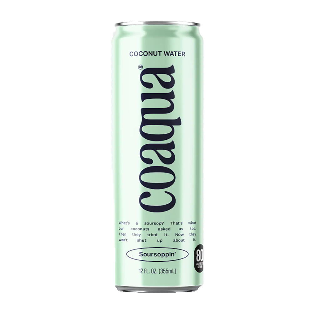 Coaqua Soursoppin' Coconut Water, 12 oz