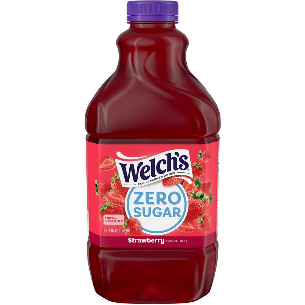 Welch's Zero Sugar Strawberry, 64 oz