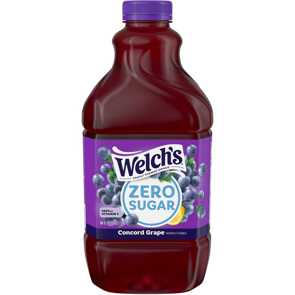 Welch's Zero Sugar Concord Grape, 64 oz