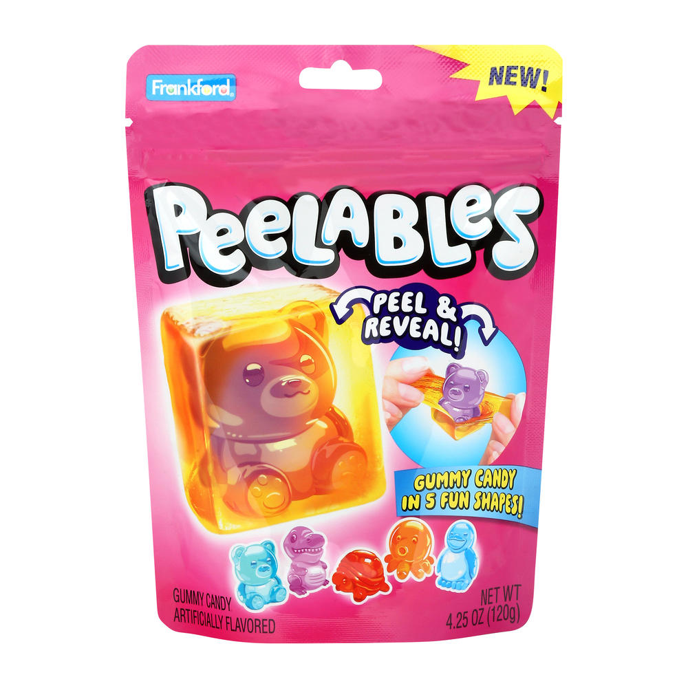 Frankford Peelables Animals Gummy Candy, 4.25 oz
