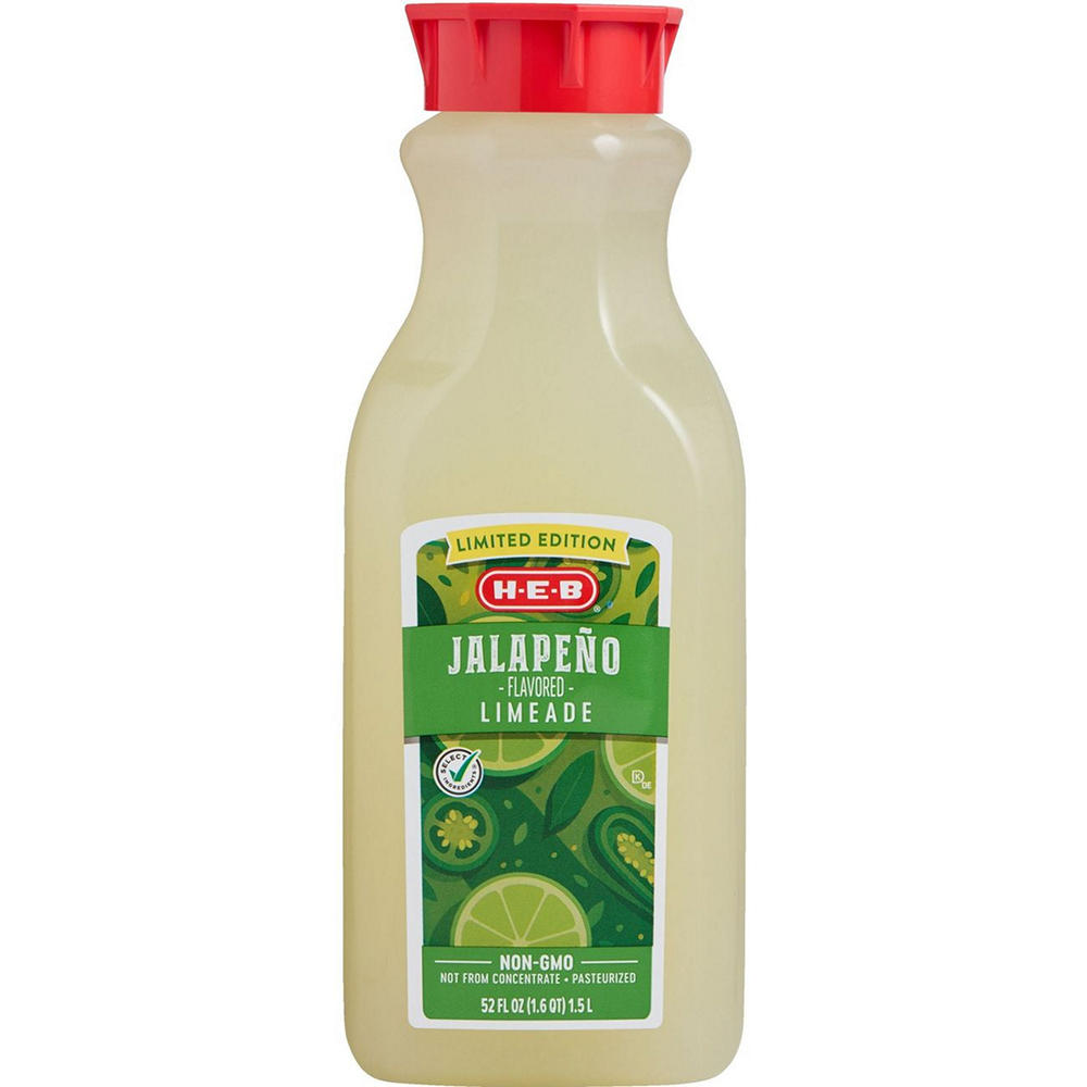 H-E-B Jalapeno Limeade, 52 oz