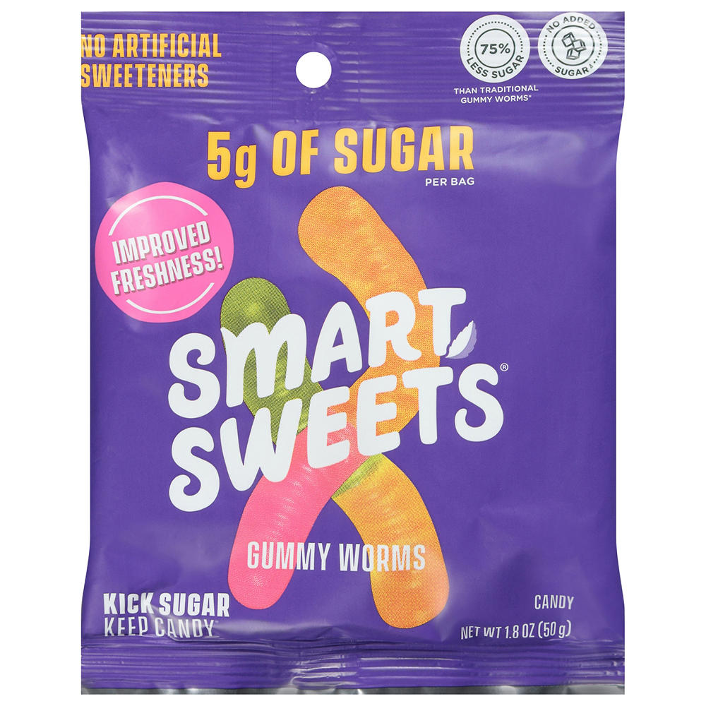 SmartSweets Gummy Worms, 1.8 oz