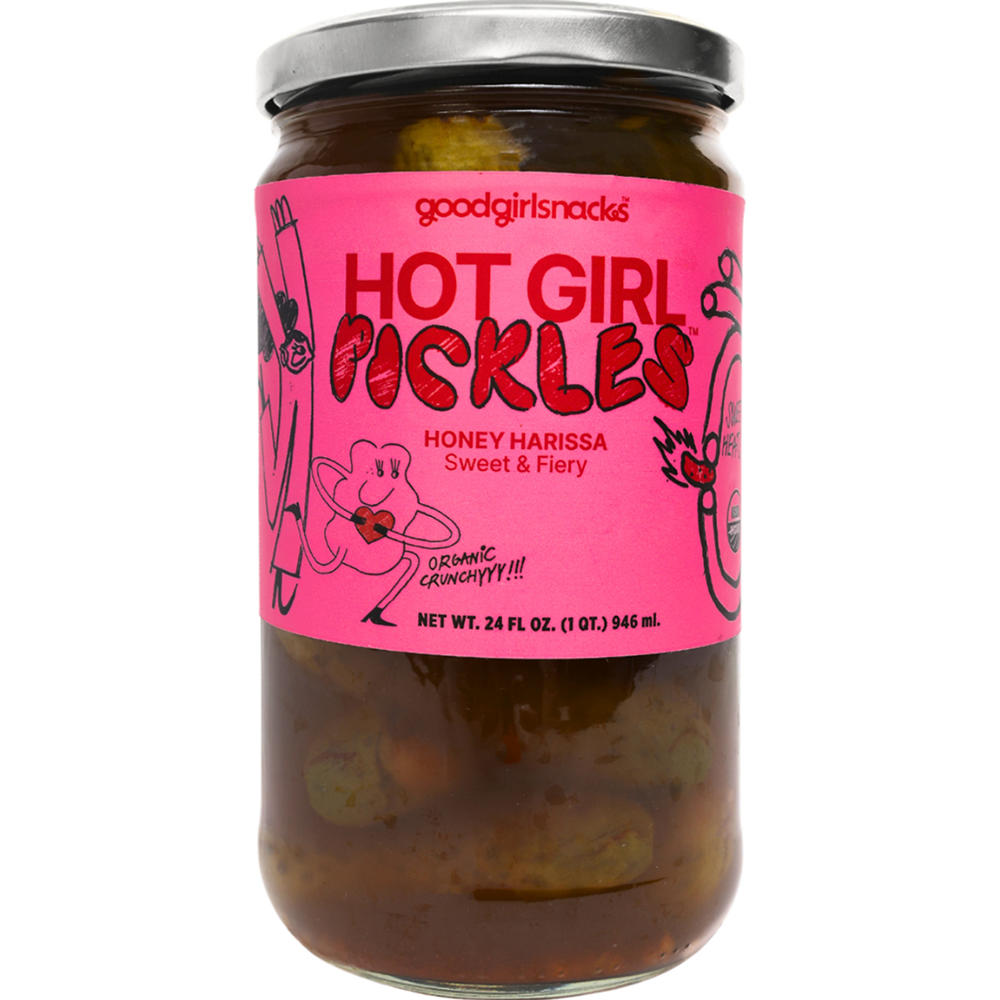 Hot Girl Pickles Organic Honey Harissa Pickles, 24 oz