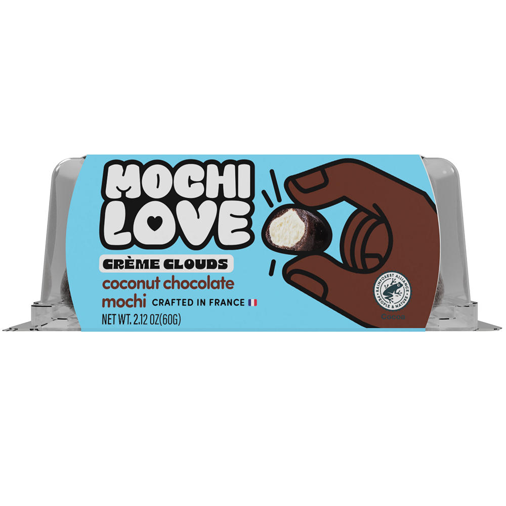 Mochi Love Creme Clouds Coconut Chocolate Mochi, 2.12 oz