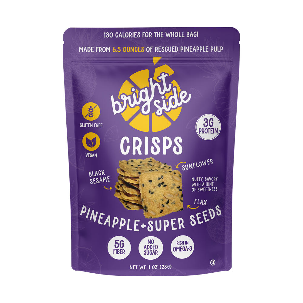 Bright Side Super Seeds Crisps Pineapple + Super Seeds, 1 oz