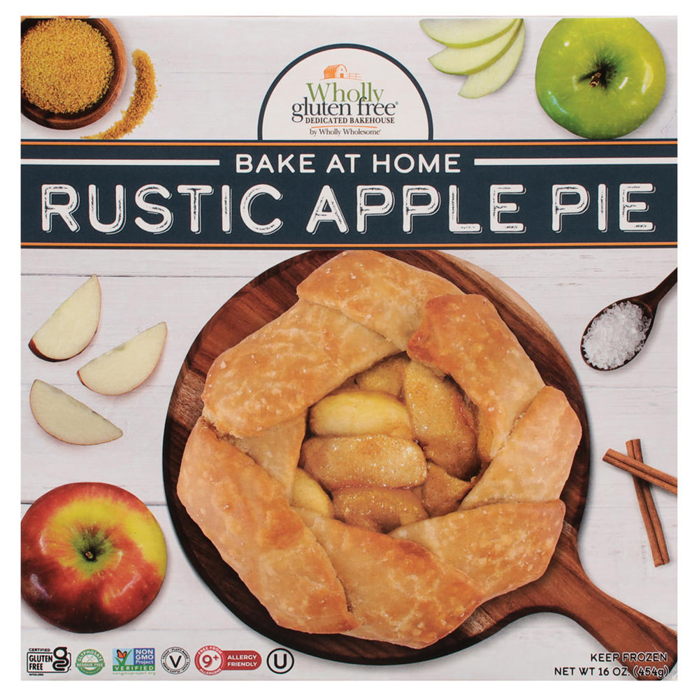 Wholly Gluten Free Bake at Home Rustic Apple Pie, 16 oz