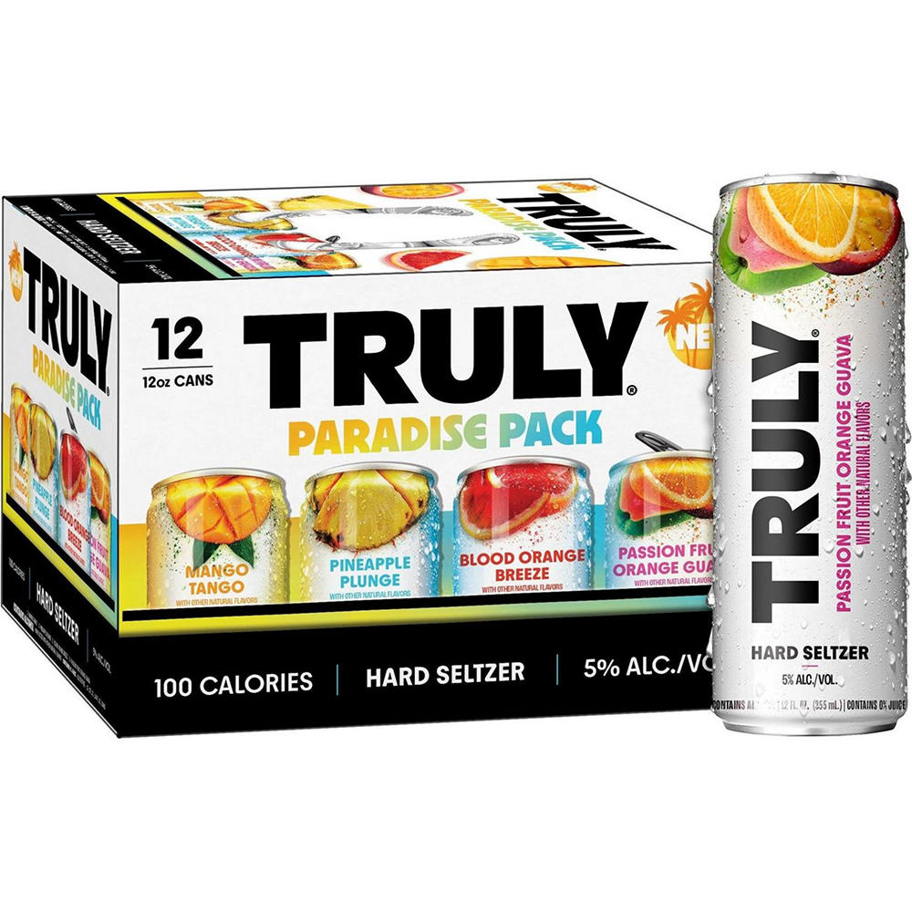 Truly Hard Seltzer Paradise 12 pk Cans, 12 oz