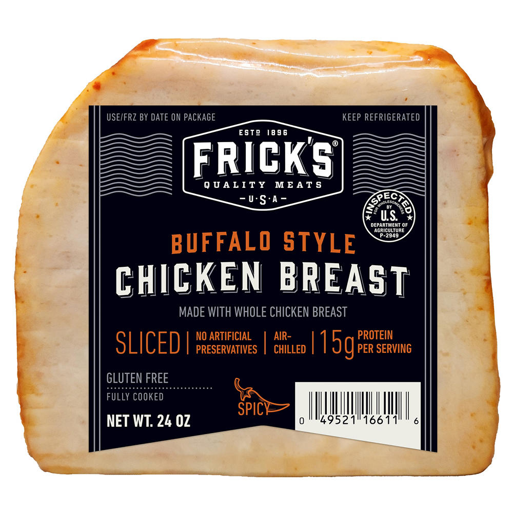 Frick's Buffalo Style Chicken Breast, Sliced, 24 oz