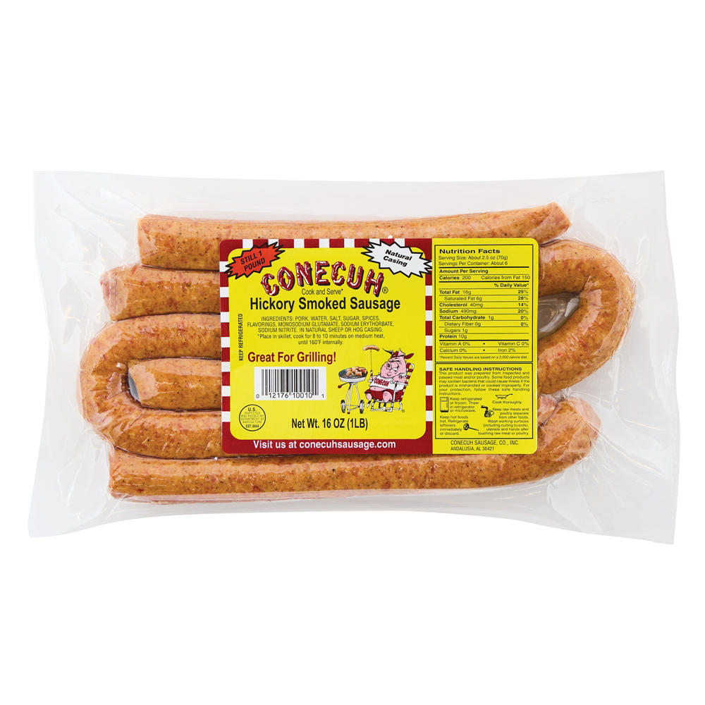 Conecuh Hickory Smoked Sausage, 16 oz