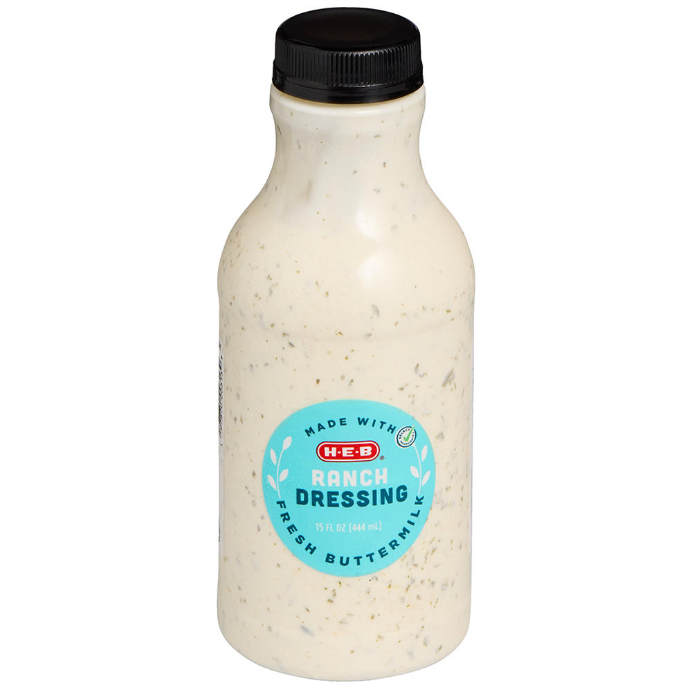 H-E-B Fresh Buttermilk Ranch Dressing (Sold Cold), 15 fl oz