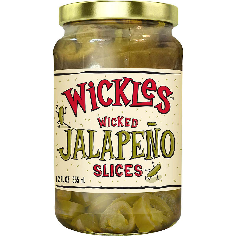 Wickles Wicked Jalapeño Slices, 12 oz