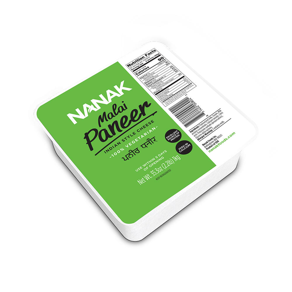 Nanak Malai Paneer Indian Style Cheese, 35.3 oz