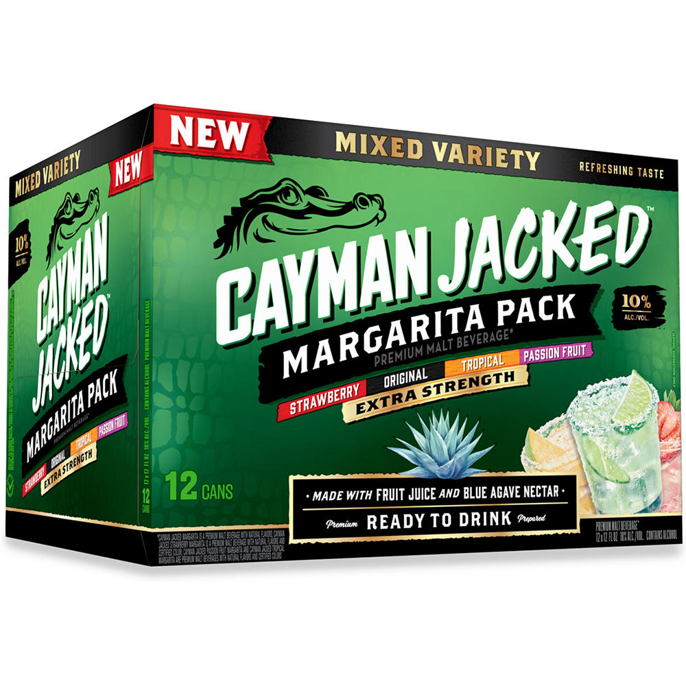 Cayman Jack Margarita Variety Pack 12 pk Cans, 12 oz