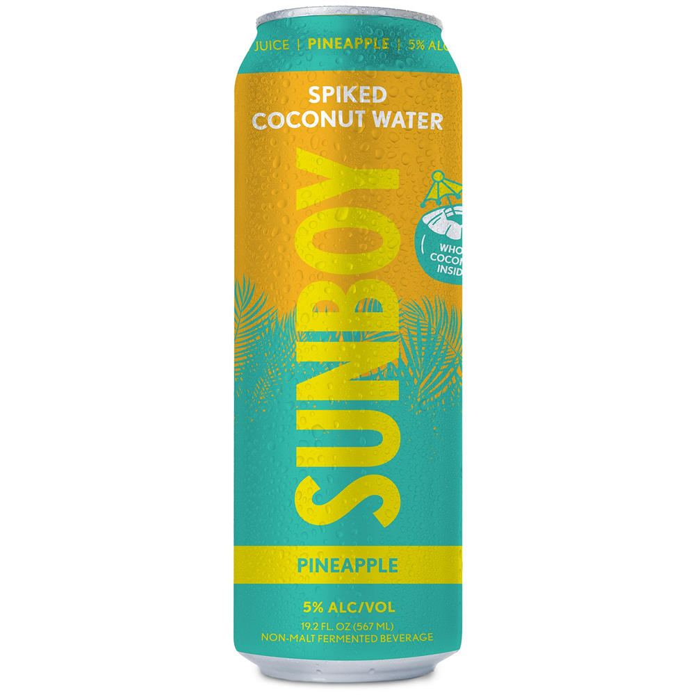 Sunboy Spiked Coconut Water - Pineapple, 19.2 oz