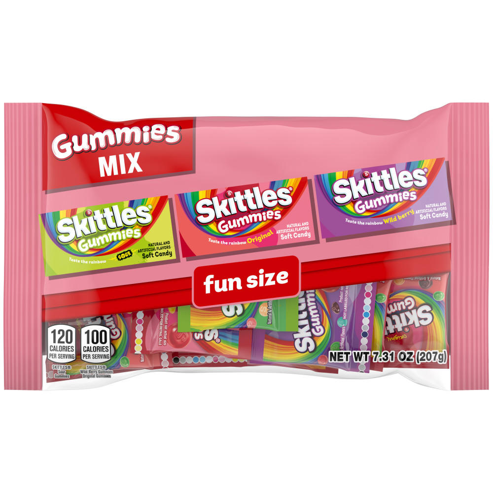 Skittles Gummies Mix Fun Size, 7.31 oz