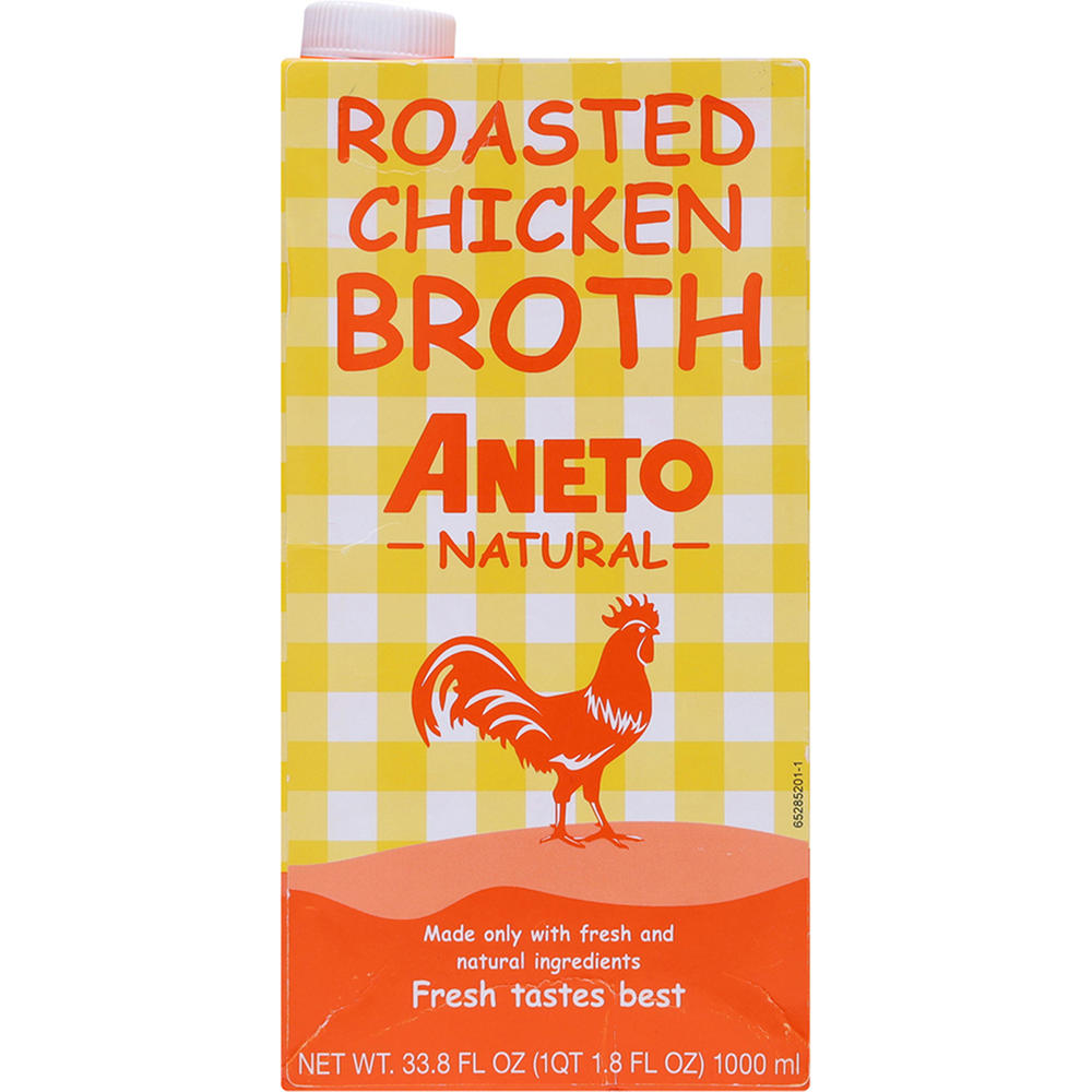 Aneto Roasted Chicken Broth, 33.80 oz
