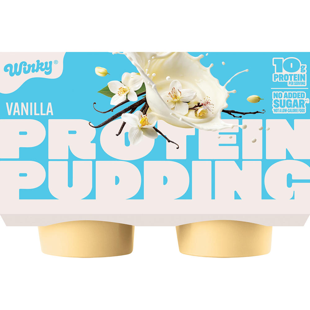 Winky Protein Pudding - Vanilla, 4 ct